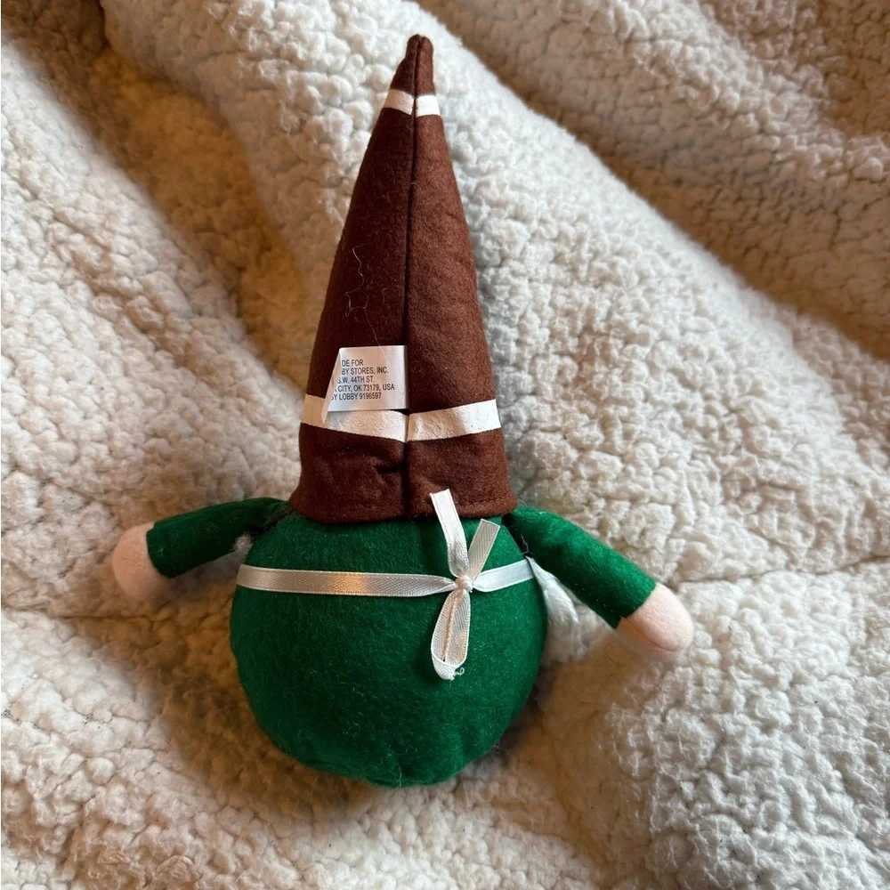 Target Holiday Gnome Pillow - Brown, Green, White